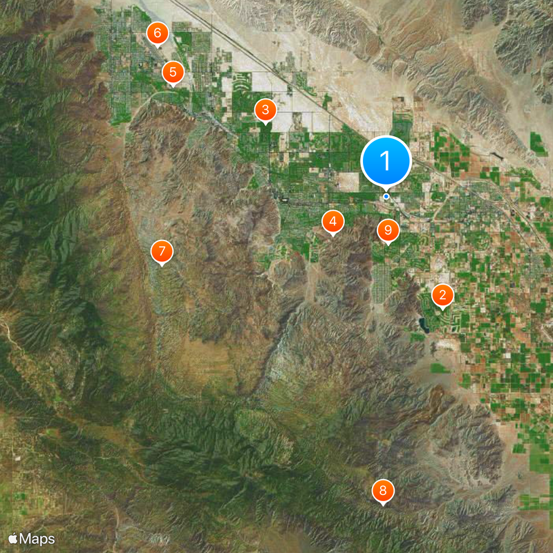 Indian Wells Tennis Garden Map