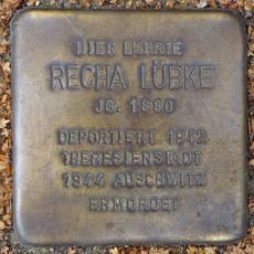 Stolperstein en memoria de Recha Lübke