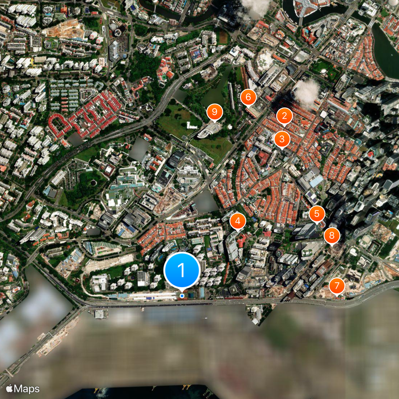 Tanjong Pagar railway station Mappa