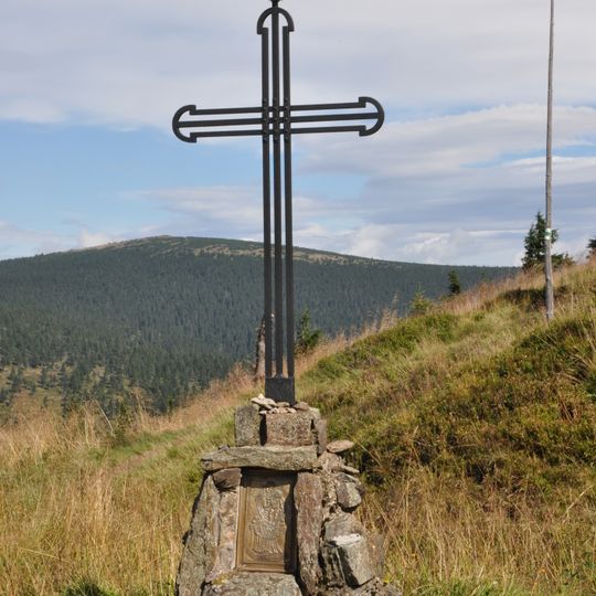 Kříž v Koutech nad Desnou u Vřesové studánky