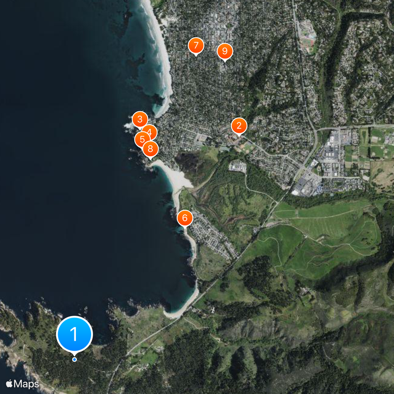 Point Lobos Map
