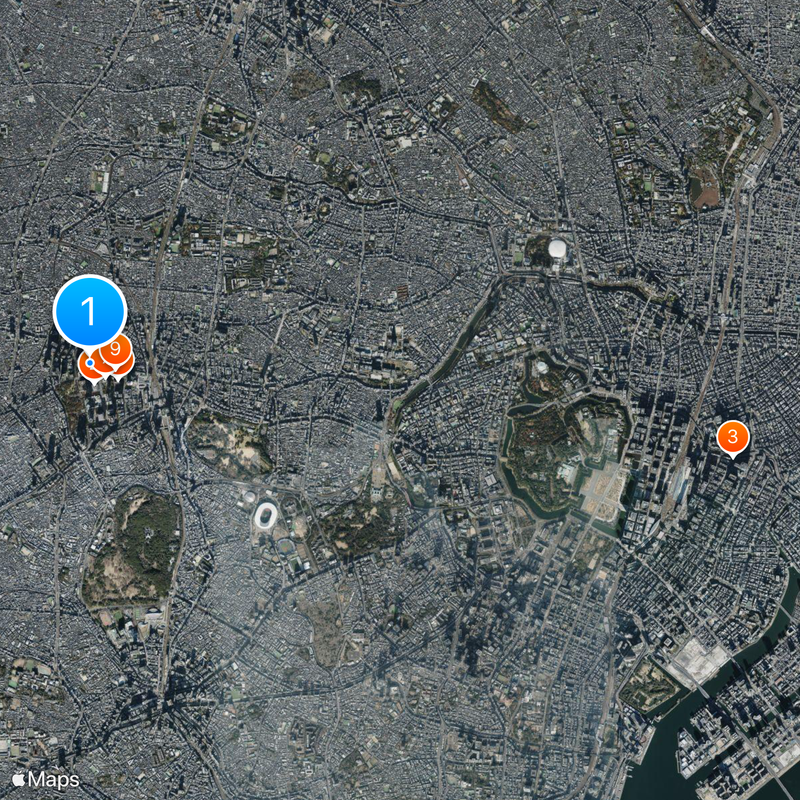 Tokyo Medical University Hospital Map