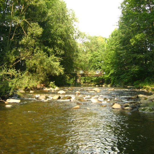 Starý most přes Vsetínskou Bečvu do osady Bzové