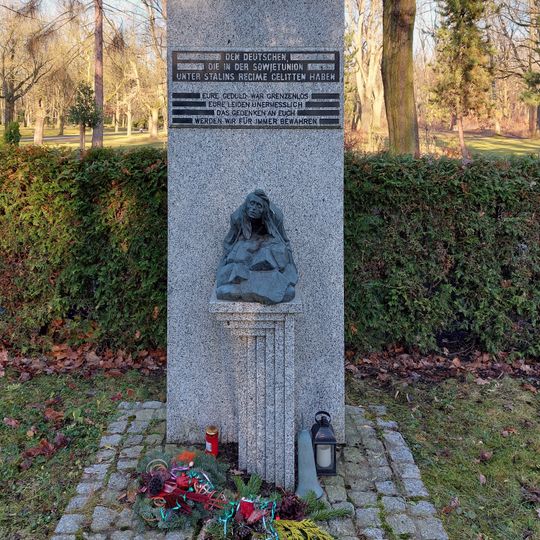 Memorial stone for the victims of Stalinism