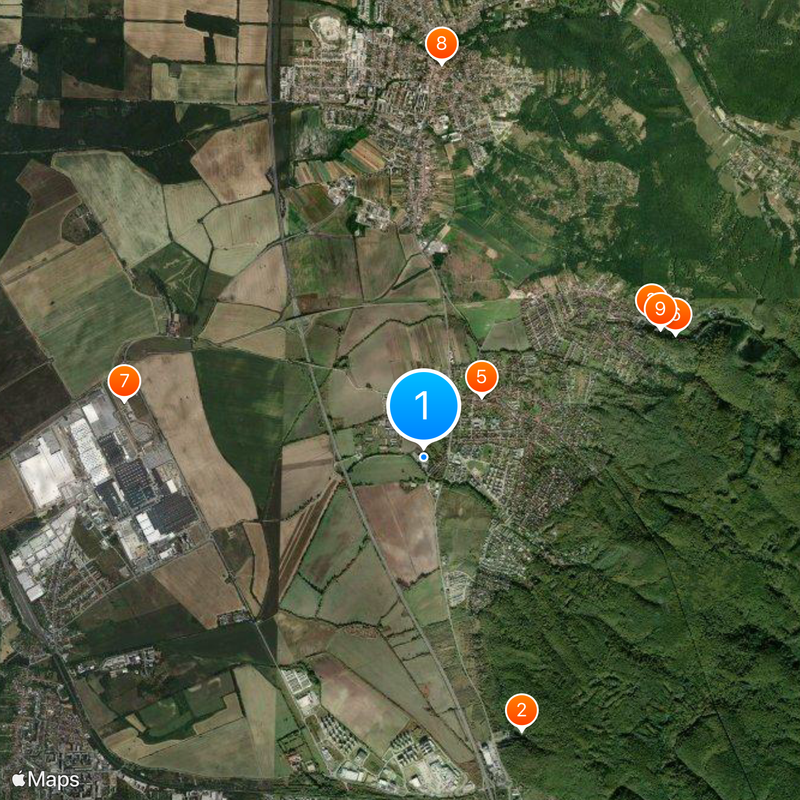 TV Markíza Map