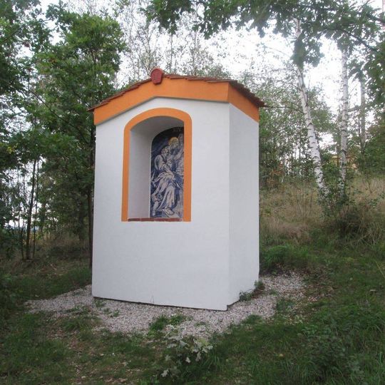 Kaplička na křížové cestě u Stříbra - 14. zastavení