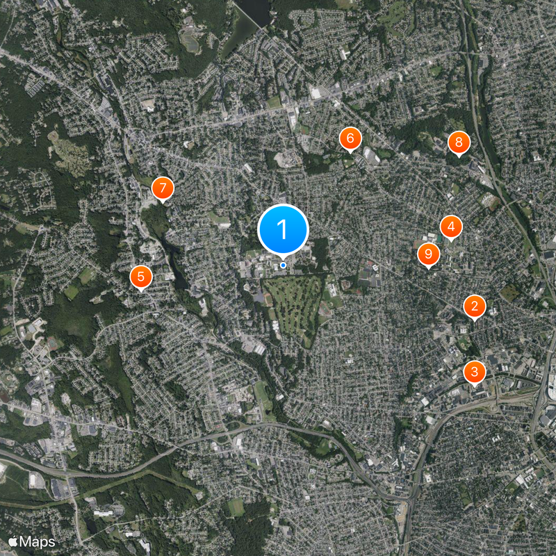 Rhode Island College Map