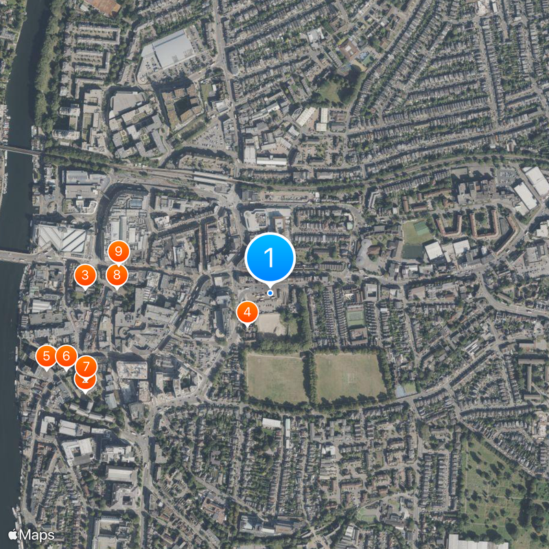 Kingston upon Thames Map