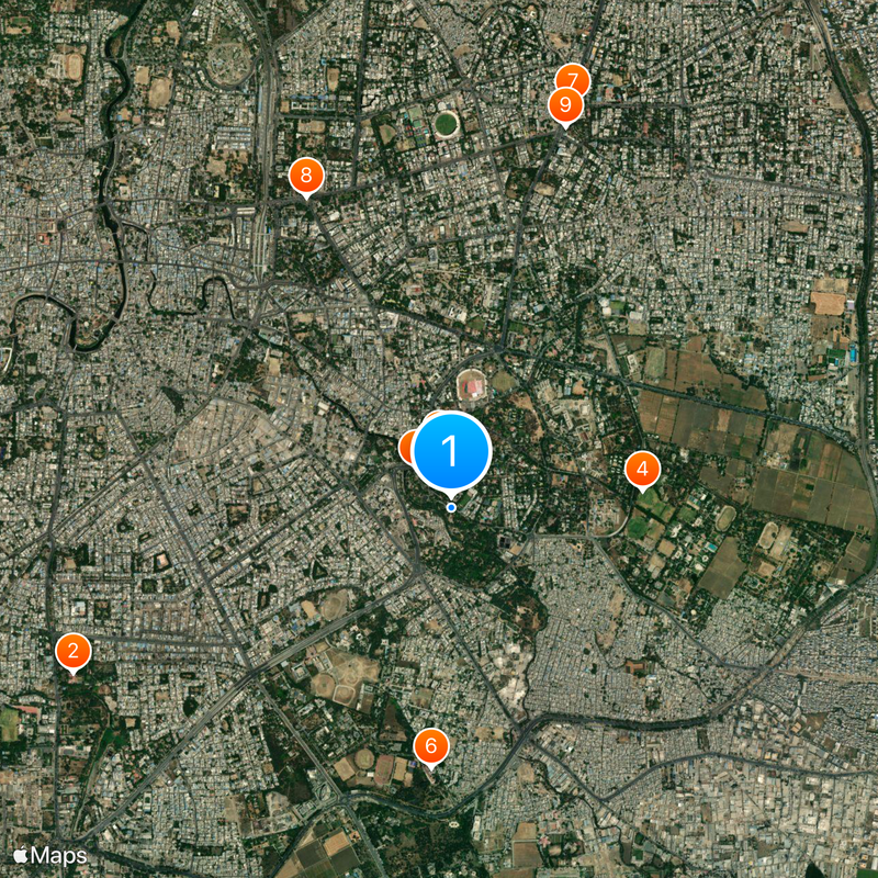 Kamla Nehru Prani Sangrahalay Mapa