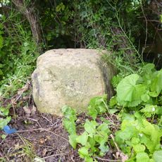 Milestone, Iron Cross, opp "The Old Brick Cottage"