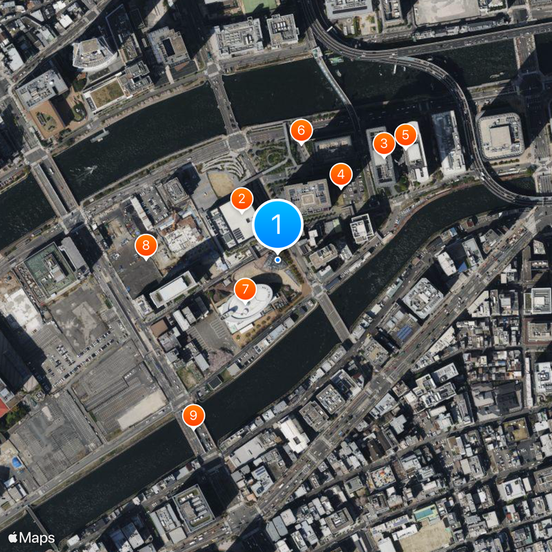 National Museum of Art, Osaka Map