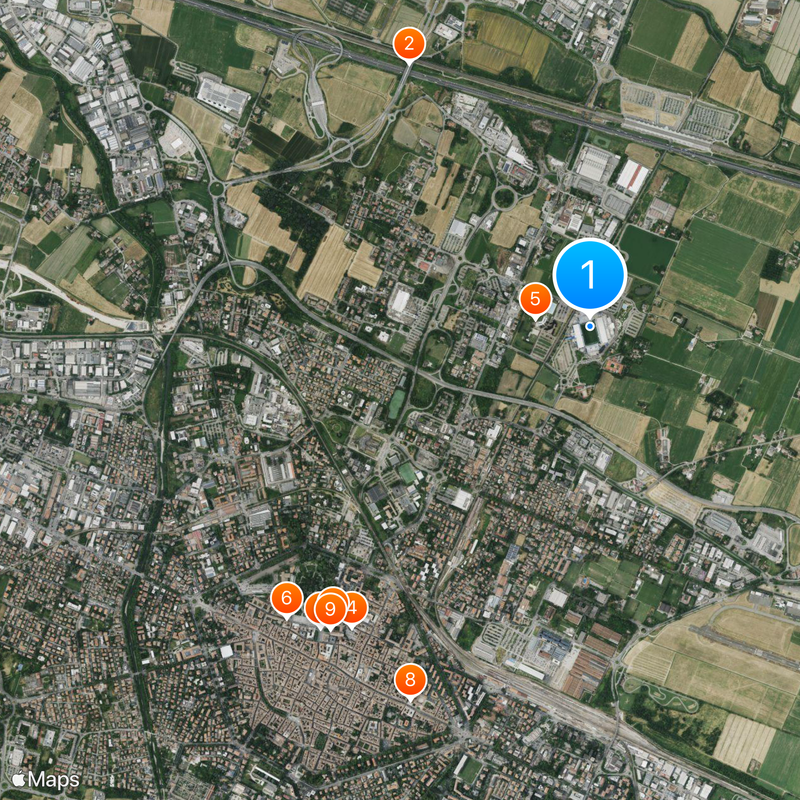 Mapei Stadium - Città del Tricolore Mappa