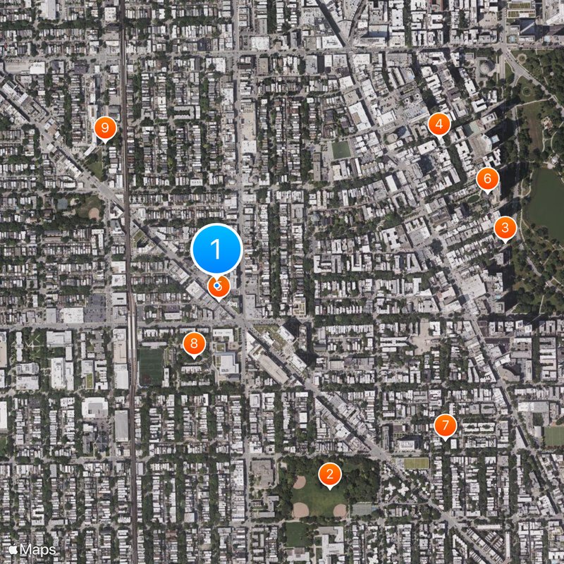 Biograph Theater Mappa