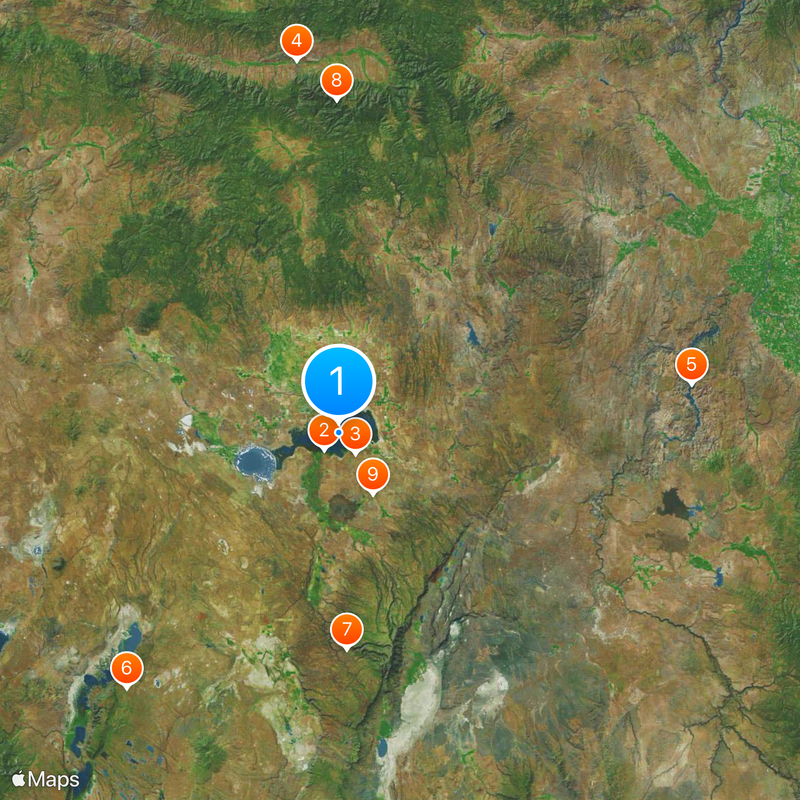 Wielka Pustynia Piaszczysta Mapa