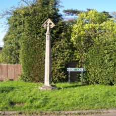 Boundary cross at entrance to Quay Lane