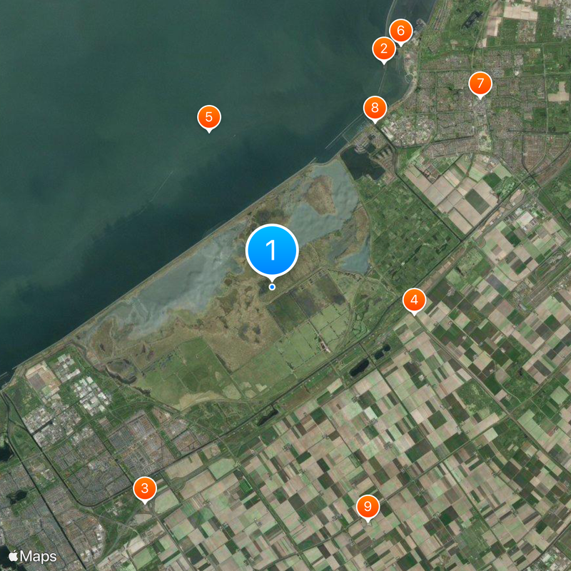 Oostvaardersplassen Map