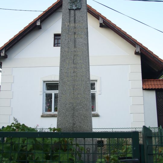 Památník obětem 1. sv. války v Martinicích u Dolních Kralovic