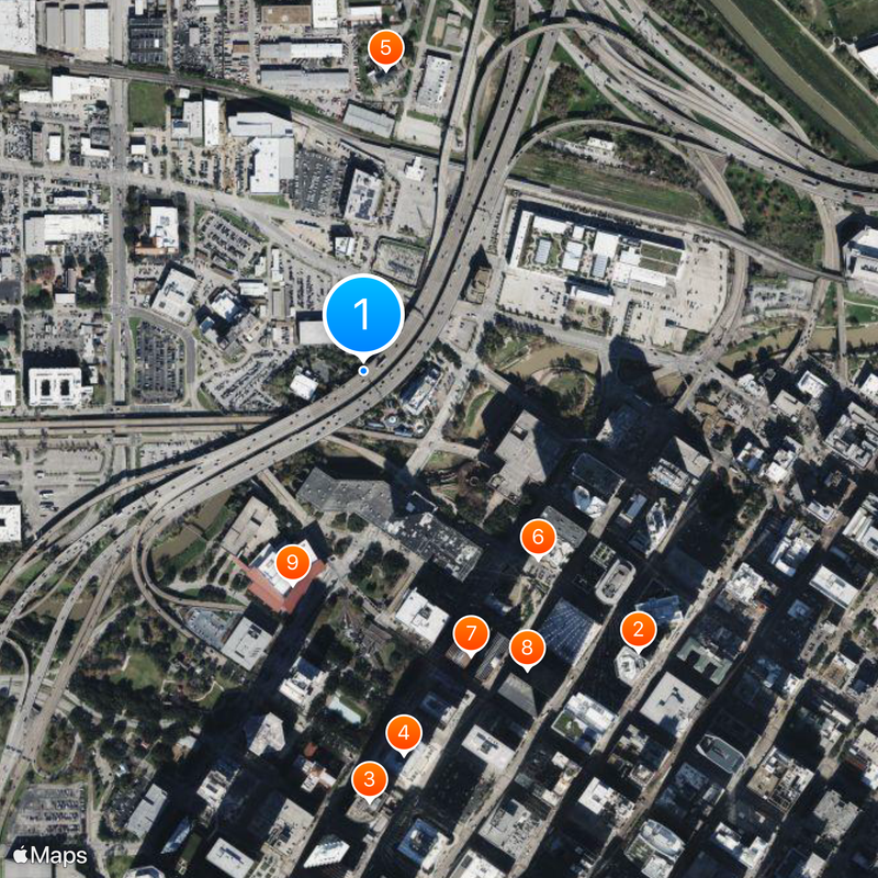 Downtown Aquarium Map