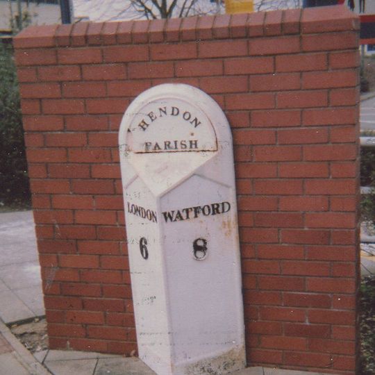 Milestone 25 Yards North Of Junction With Goldsmith Avenue