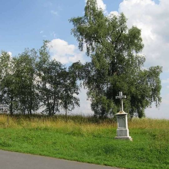 Boží muka na severovýchodním okraji Jiříkova při silnici do Kněžpole