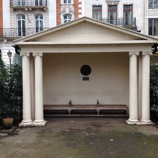 Summerhouse To Centre Of South Side Of Square Garden