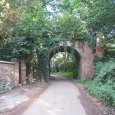 Foot Bridge Over School Lane In The Grounds Of Stoke Hall