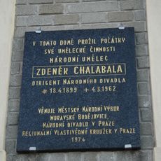 Pamětní deska Zdeňka Chalabaly