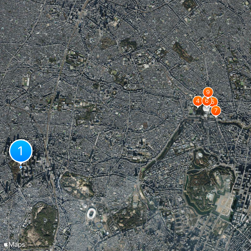 Greater Tokyo Area Map