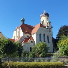 Kirche und Pfarrhaus Hainstraße 1; 1a