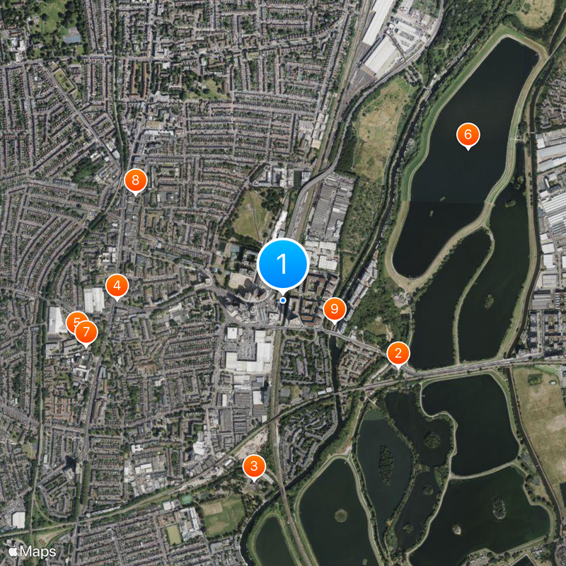 Tottenham Hale station Map