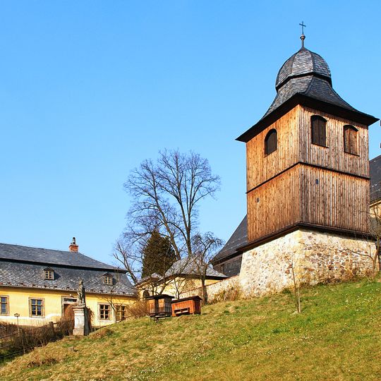 Bell tower in Kryštofovo Údolí