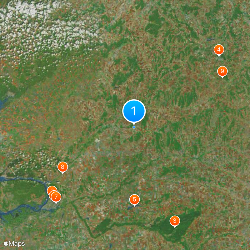 Goluboe Map