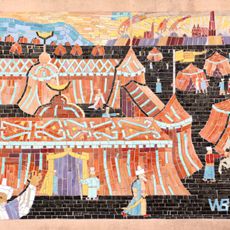 Zweite Türkenbelagerung 1683, das Zelt von Kara Mustafa