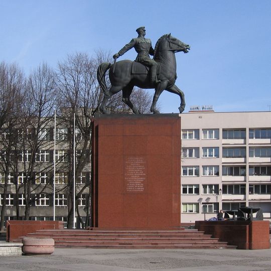 Józef Piłsudski monument, Katowice