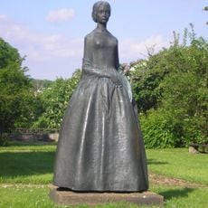 Statue of Božena Němcová in Česká Skalice