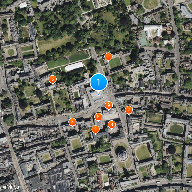 University of Oxford Map