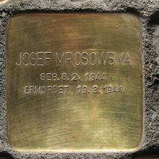 Stolperstein für Josef Mrosowska