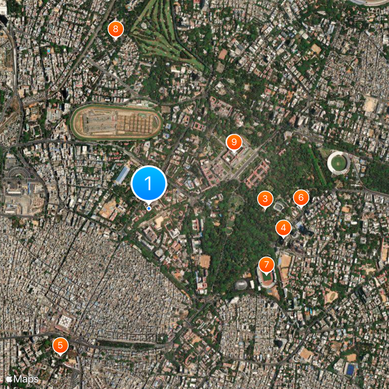 Bengaluru City University Map