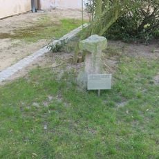 Smírčí kříž III v atriu muzea ve Stříbře