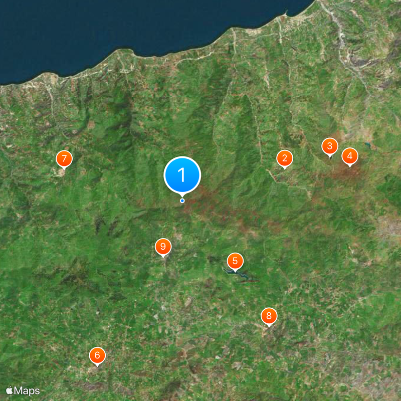 Appennino Siculo Map