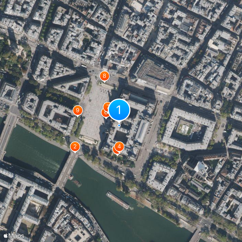 Hôtel de Ville, Paris Map