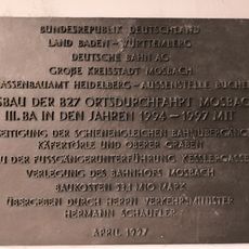 Commemorative plaque