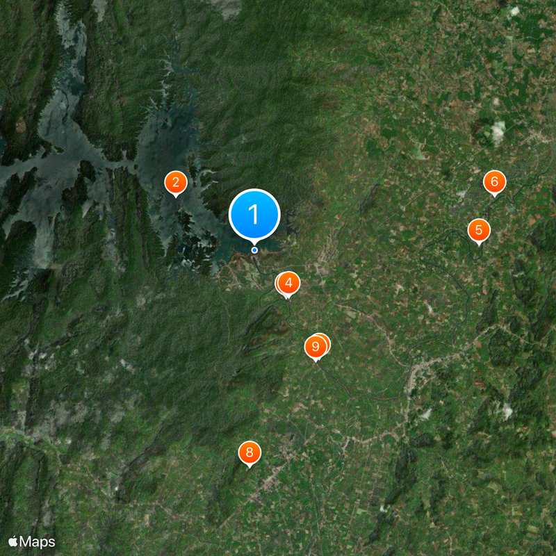 Rajjaprabha Dam Map