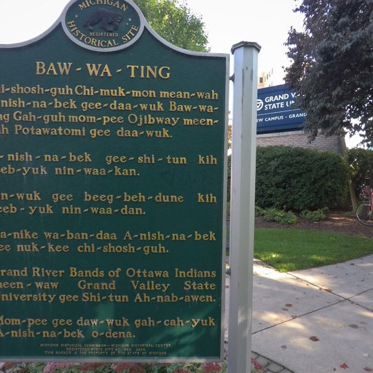 Baw-wa-ting Historical Marker