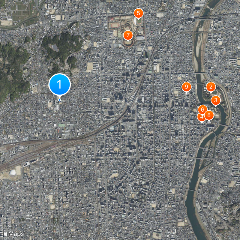 Sōshi-Gakuen-Oberschule Map