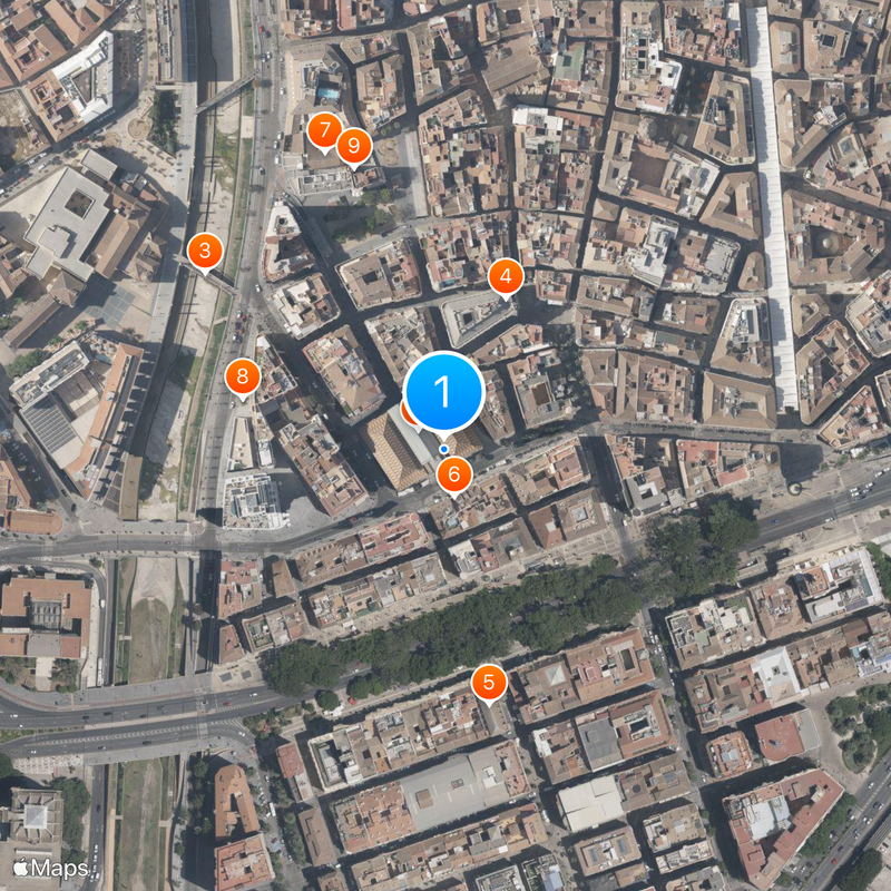 Puerta de las Atarazanas Kaart