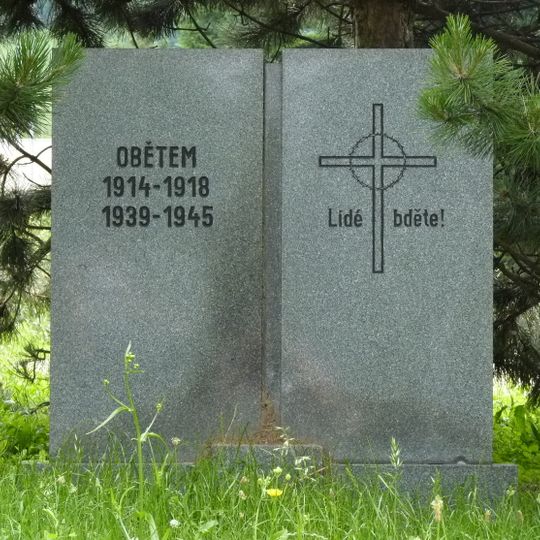 World wars memorial in Brno-Komín
