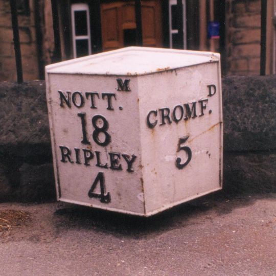 Milepost 20 Metres South East Of The Former Rising Sun Public House