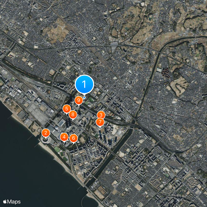 昭和學院秀英中學校、高等學校 Map