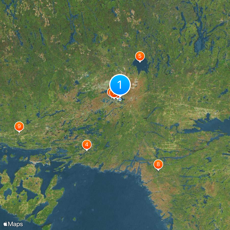 Laurentian University Map